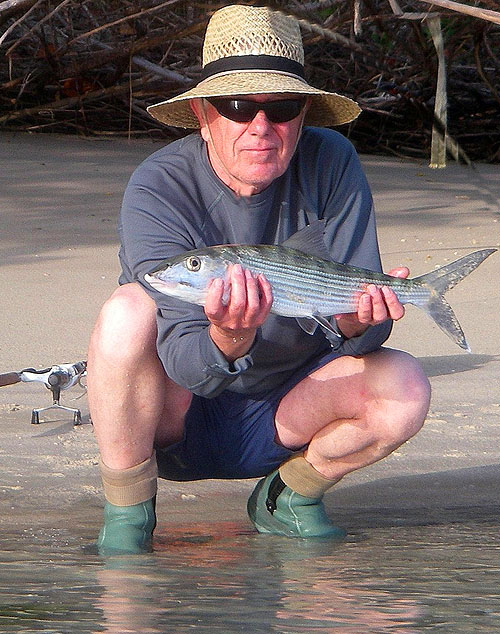 We have to take the odd picture of angler with fish.