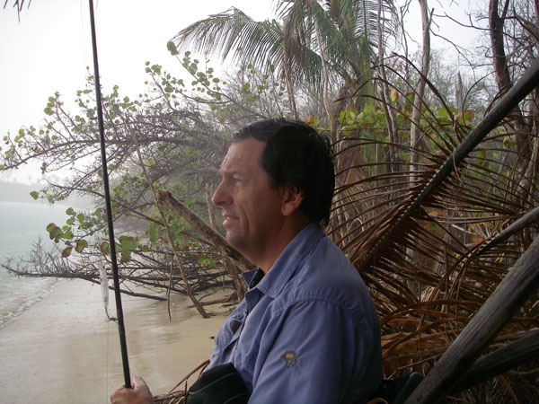 Tobago is mostly rain forest and despite the recent drought we had to take (futile) shelter on occasion.