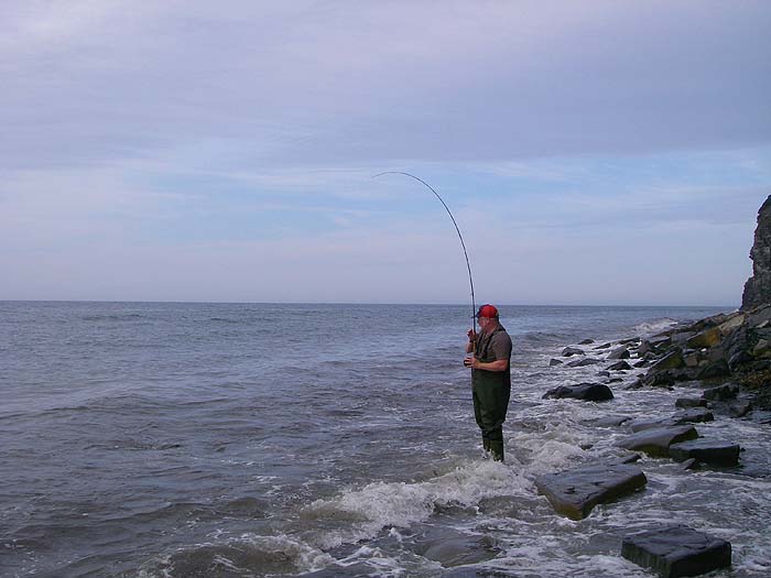 As always there was plenty of 'give and take' before the fish was landed.