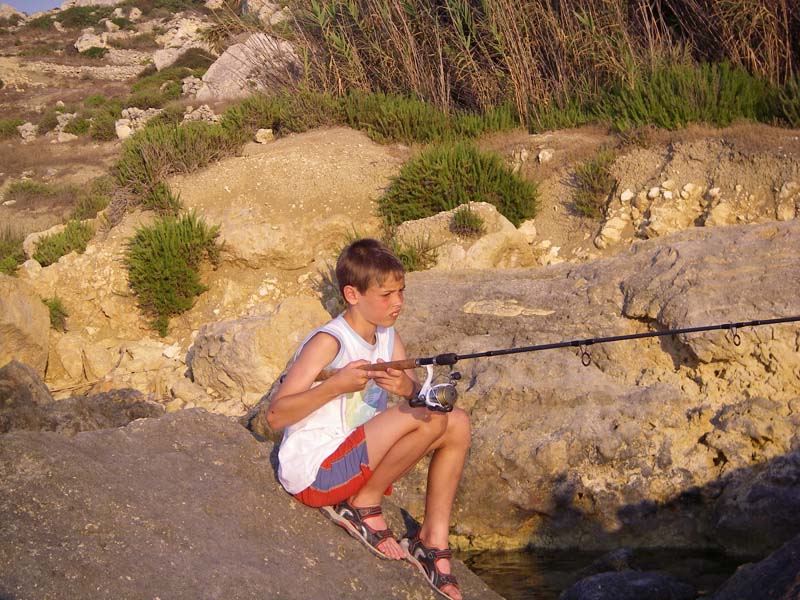 He was actually trying to catch lightening fast grapsid crabs at this point.