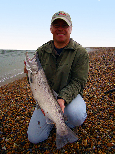 This one was caught from the sea on a J13 Rapala.