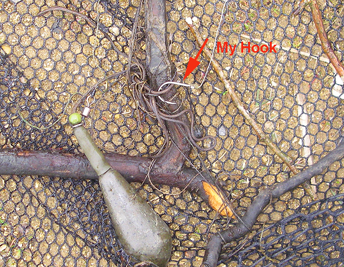 I've no idea why anyone would use gear like this for carp anywhere,let alone in the margin of a pond.