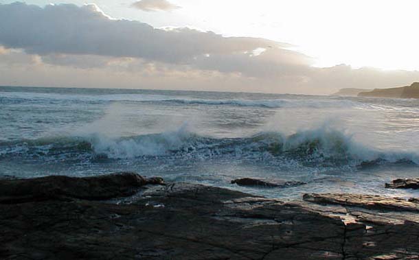 It was difficult to stand up, let alone fish, with a gale blowing from behind.