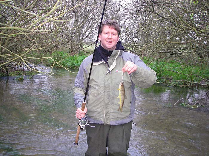 A small trout in nice nick.