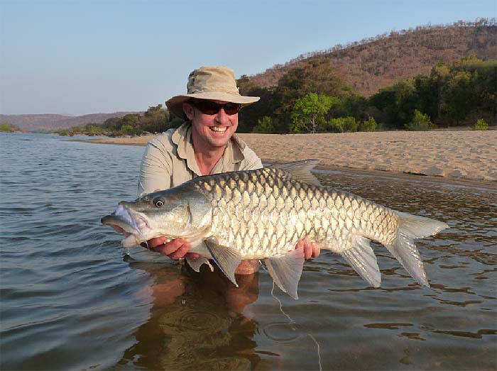 A fish of approx 25lb on day 1 .