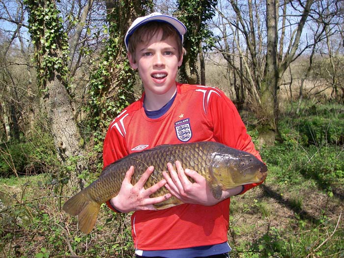 Ben's first ever carp and a good incentive to try for another some time.