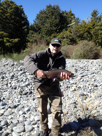 A cracking New Zealand rainbow.