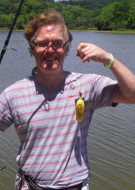 Richard baited up in anticipation of a biggie.