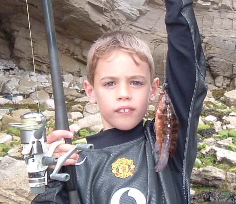 Small wrasse are often the norm on ragworm baits in daytime.