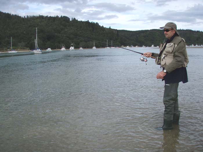 About to beach a fish.