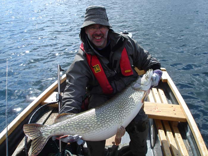 This one, 36lb, came from Chew Valley reservoir.