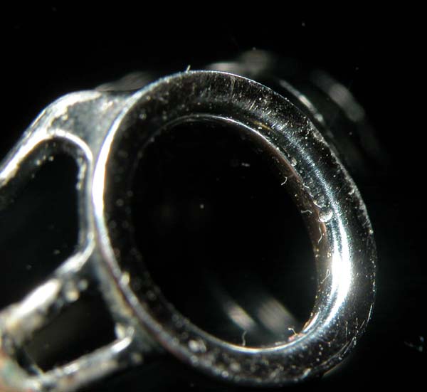 The damage is hardly visible but it could result in lost fish.