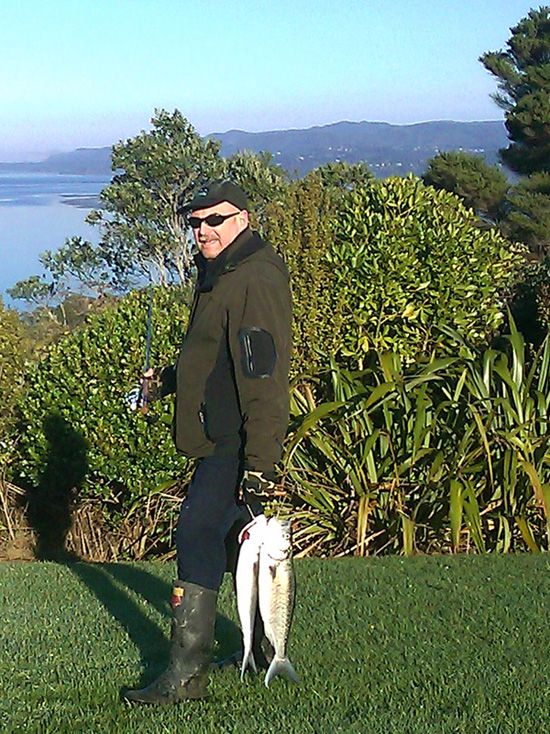  Note the height above the water where they were fishing.