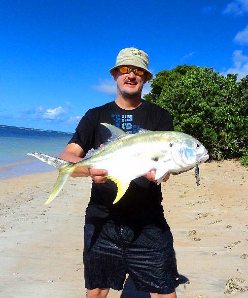 Caught from the shore these fish are dynamite.