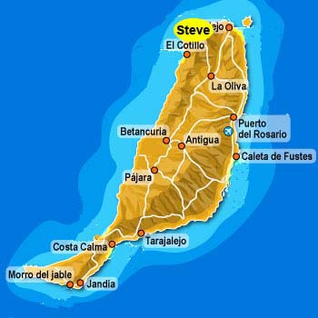 Steve says he was fishing in the northwest.