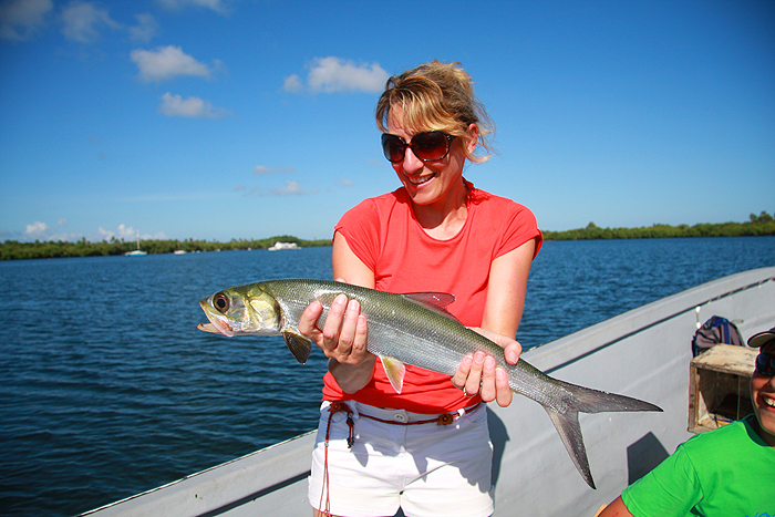 I think that this may have been the best fish of the trip - well done Mrs Martin!